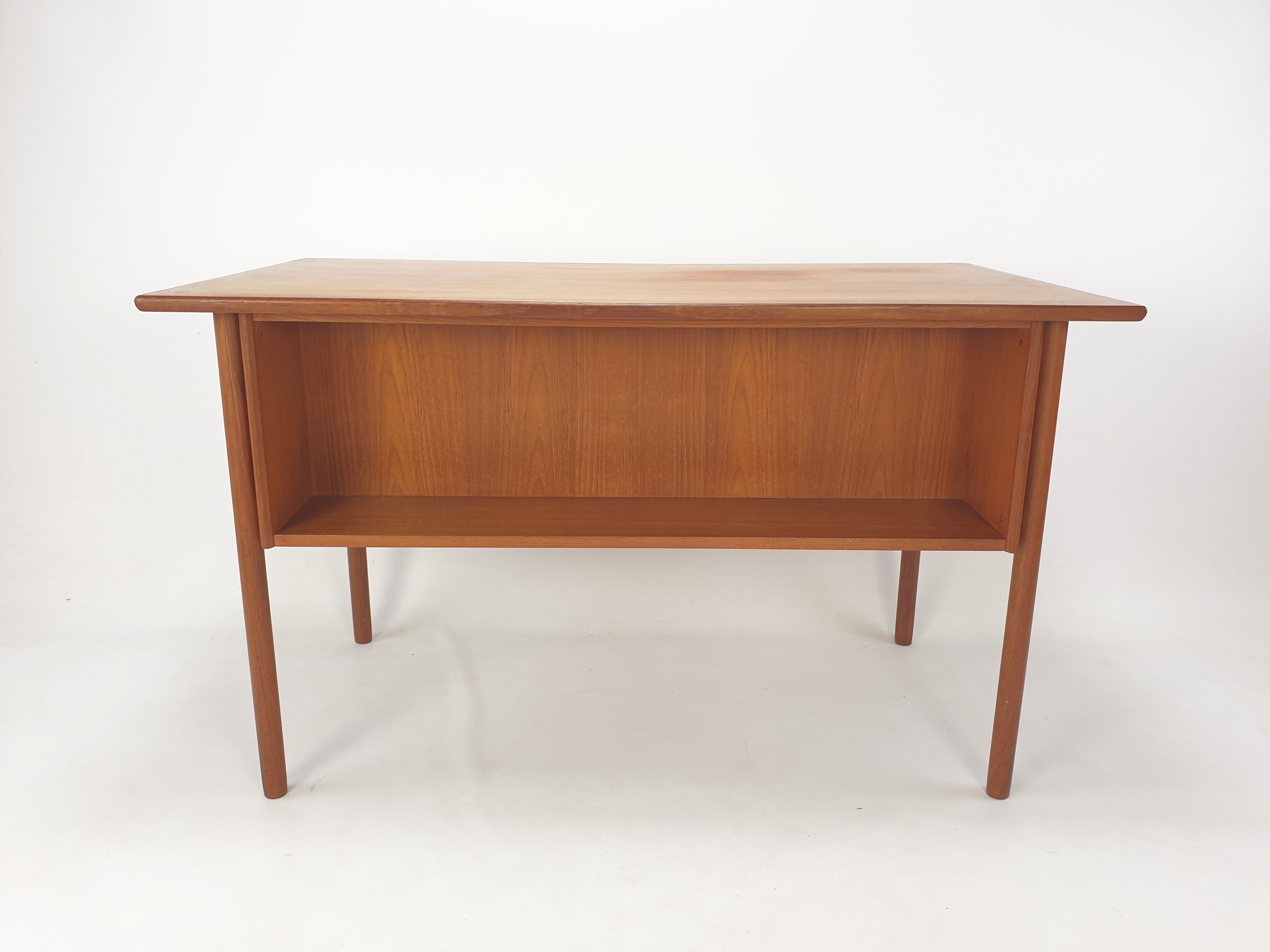 Danish Teak Desk by Gunnar Nielsen Tibergaard, 1960s