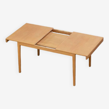 Table scandinave en bois brut, 1960