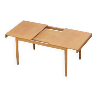 Table scandinave en bois brut, 1960