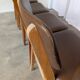 Vintage STOL Kamnik Dining Chair: 1970s Yugoslavian Mid-Century Leather Bis