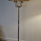 Lampadaire tripode en bronze de style Louis XV