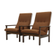 Set of 2 armchairs Pastoe FU06 by Yngve Ekström 1960