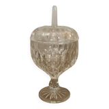Crystal style candy dish