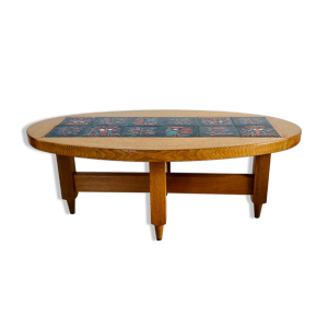 Table basse ovale de
