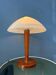 Post modern mushroom table lamp - art nouveau glass table lamp