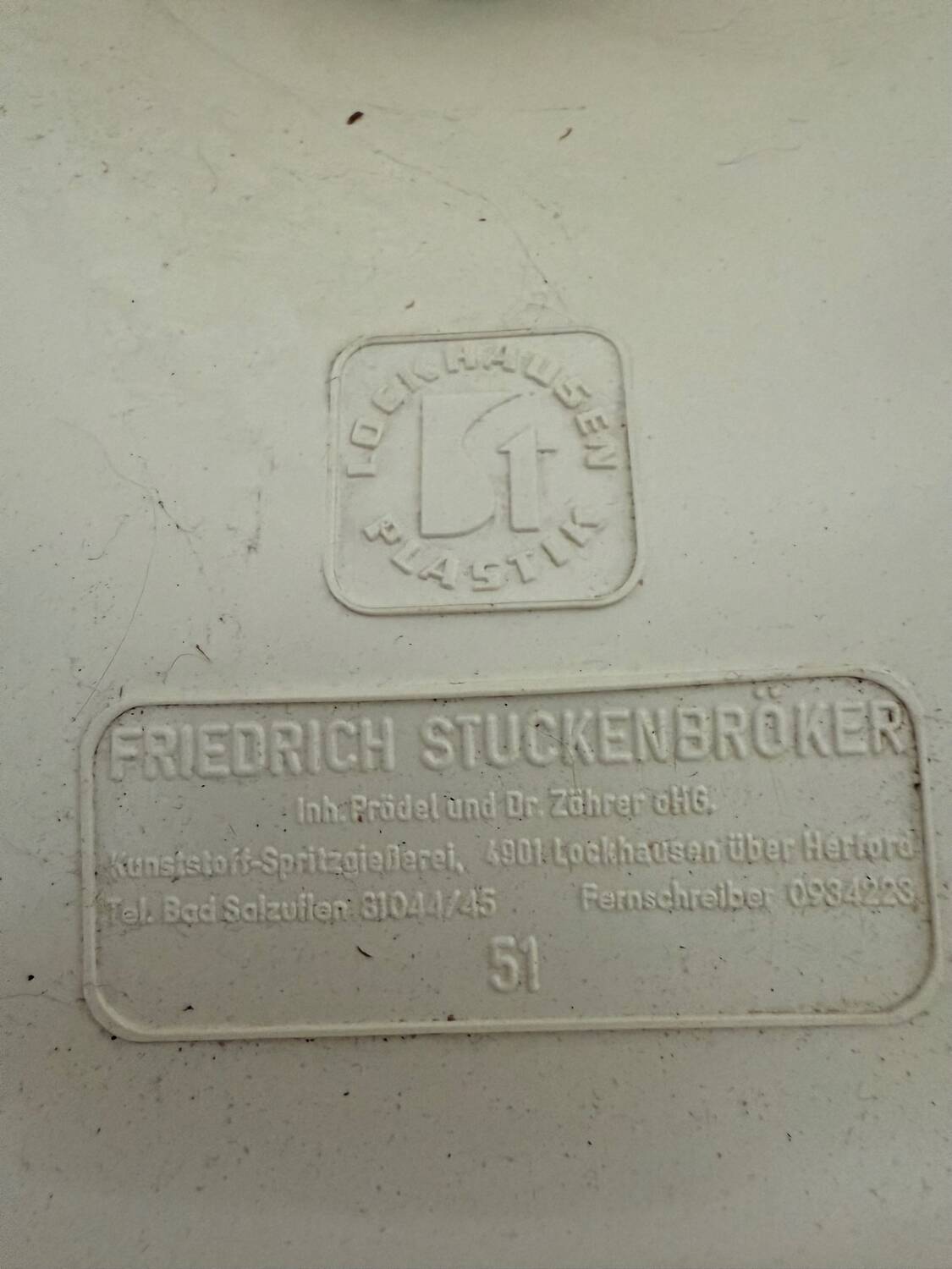 Lot 2 tabourets de bar haut design années 70 design friedrich stückenbreker plastique vintage