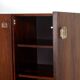 Buffet, meuble de rangement Fristho Franeker en palissandre et verre, années 60