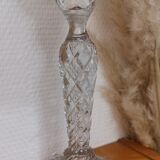 Portieux candle holder in molded glass