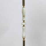 Bronze and white marble floor lamp 1960