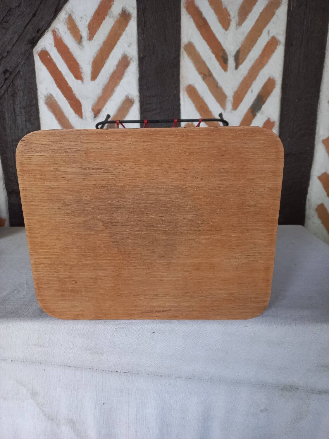 Magazine holder end table 1960