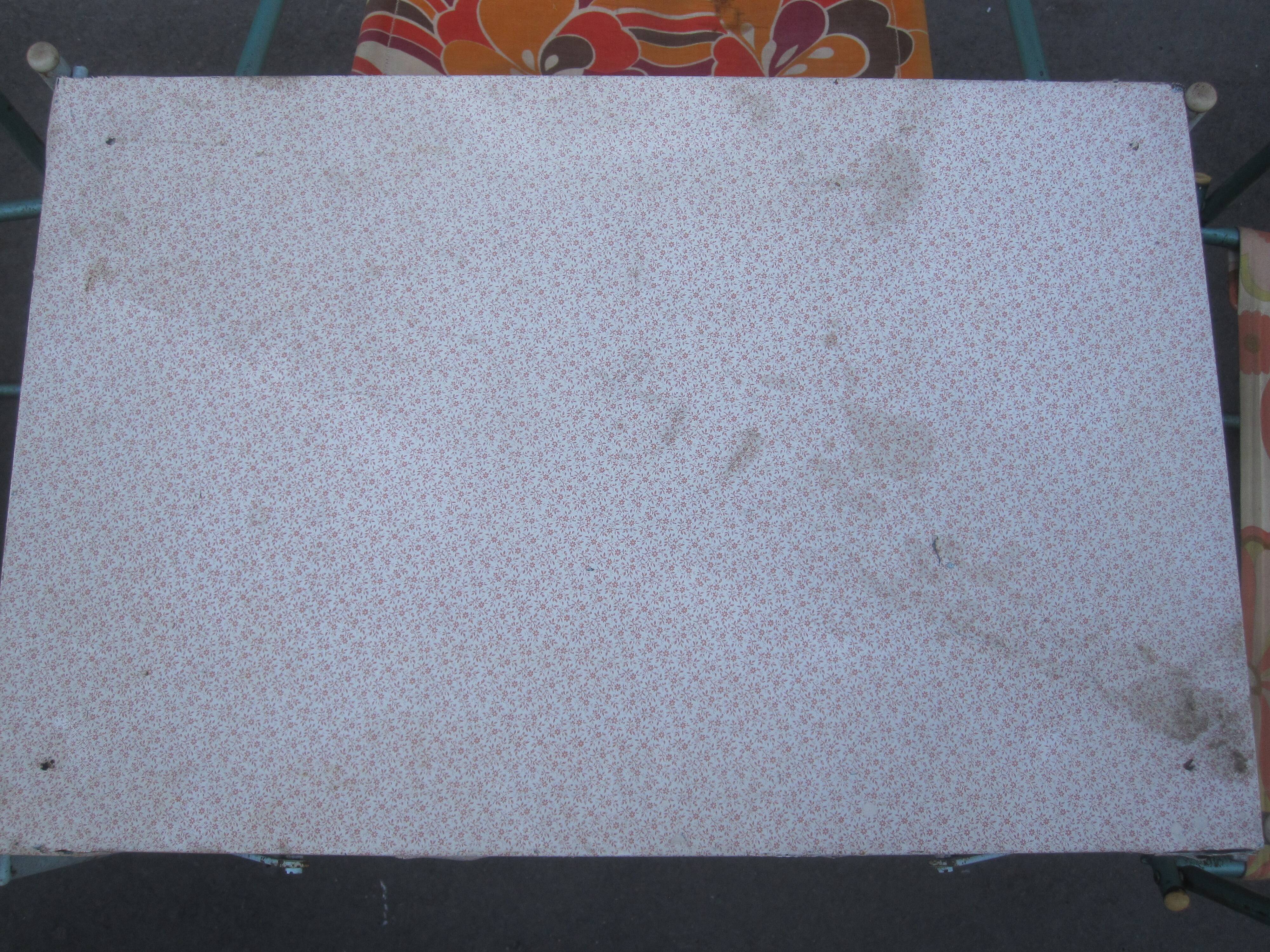 Vintage camping folding lounge