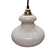 Vintage Pendant Lamp With Opaline Shade