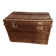 Old wicker transport trunk, early 20th century