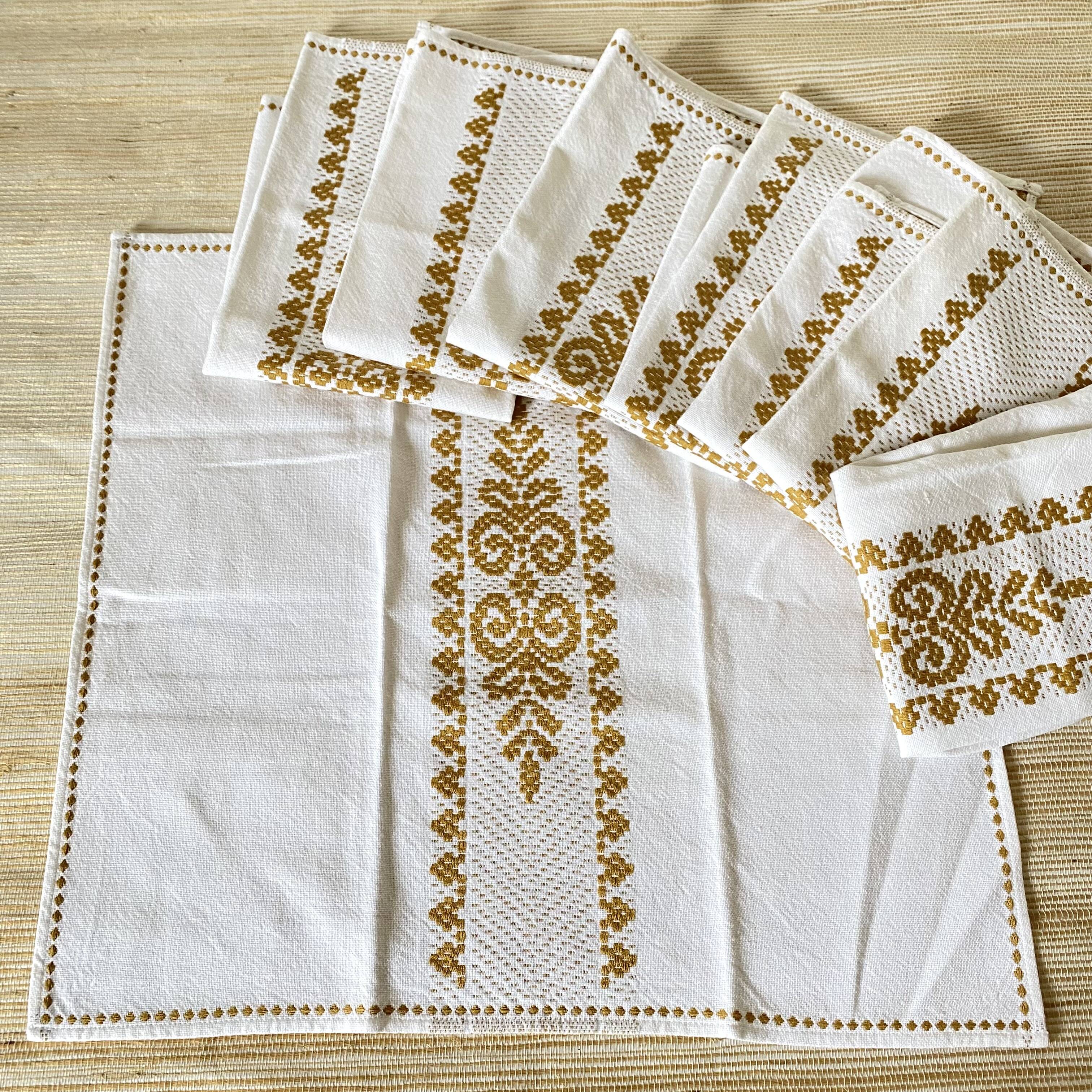 Vintage cotton napkins
