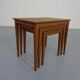 Danish Teak Nesting Tables by Kvalitet Form Funktion, 1960s, Set of 3