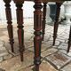 Round table 6 feet with solid mahogany extensions