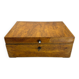 Biedermeier Box in Ice Birch and Brass, Germany, 1840s