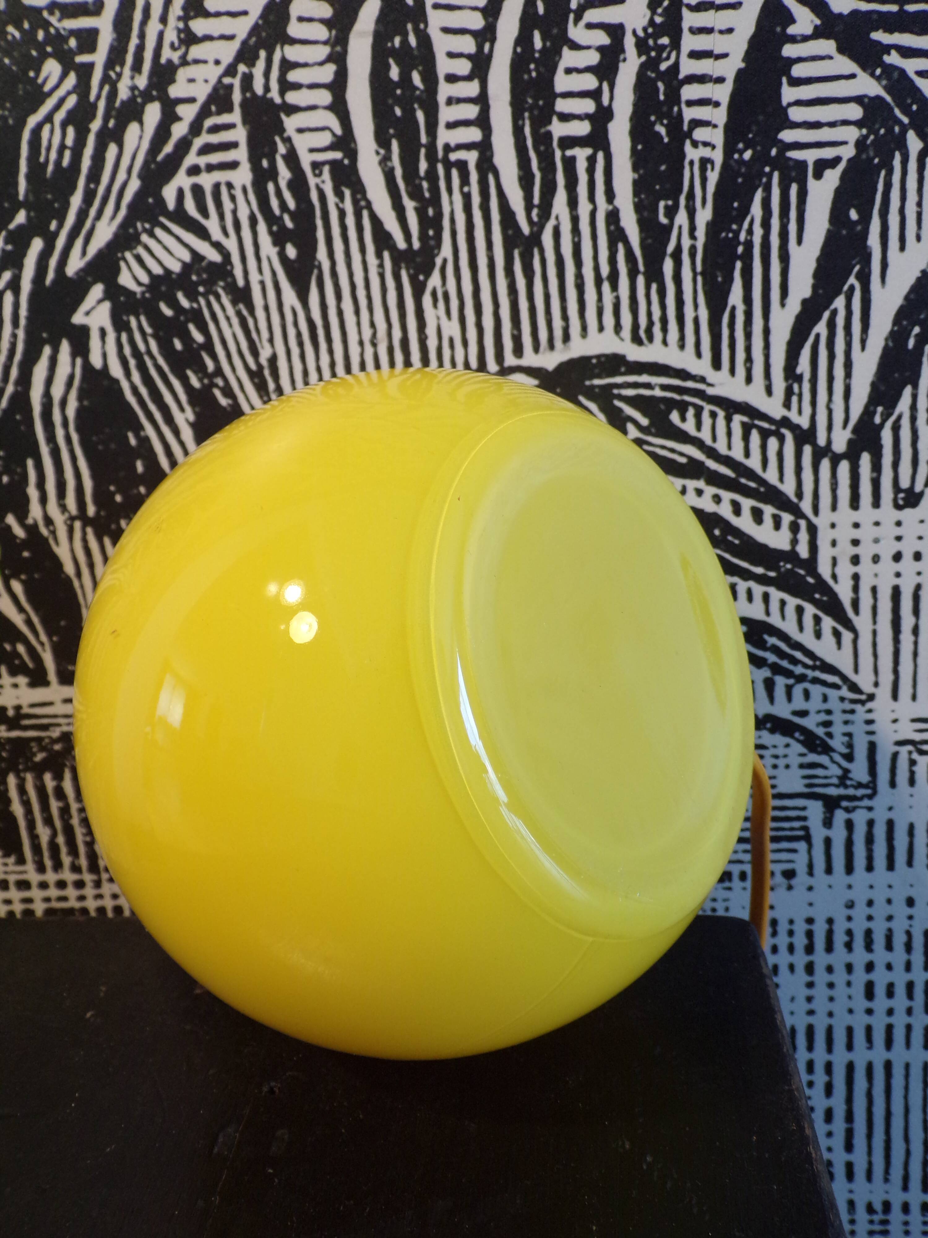 Lampe boule verre 1980