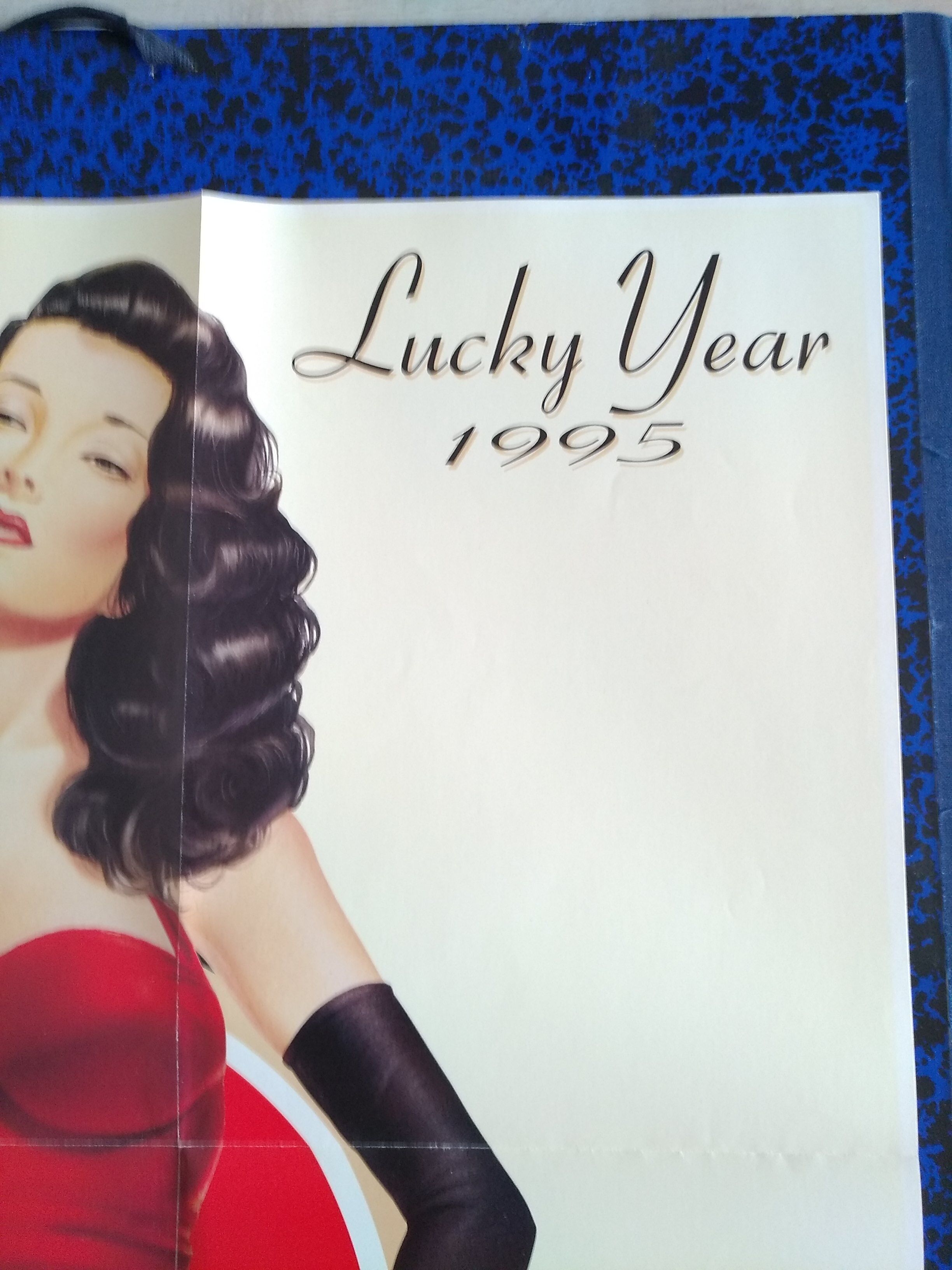 Advertisement poster Lucky Year 1955