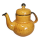 Vintage orange porcelain coffee pot by Boch, model Palma.