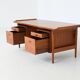 Arne Vodder writing desk model 207 in teak Sibast Denmark 1960