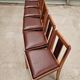 Lot of table and 6 Art Deco chairs from Saddier & fils