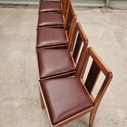 Lot table et ses 6 chaises Art déco de Saddier & fils