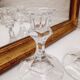 Paire bougeoirs de table