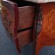 Commode en marqueterie et plateau marbre