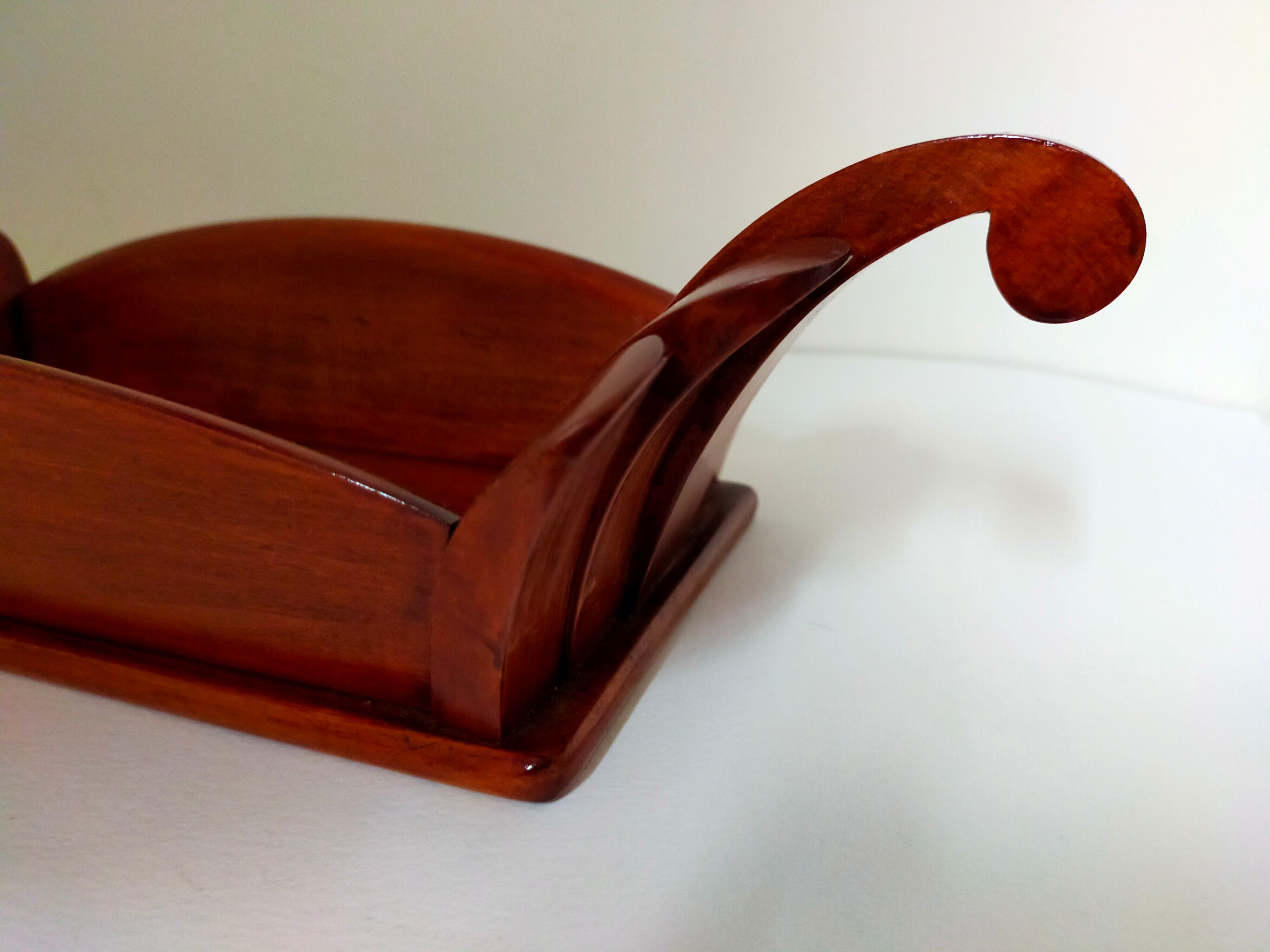 Wooden top box basket basket vintage