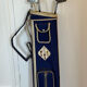 Golf bag filled with 5 vintage clubs