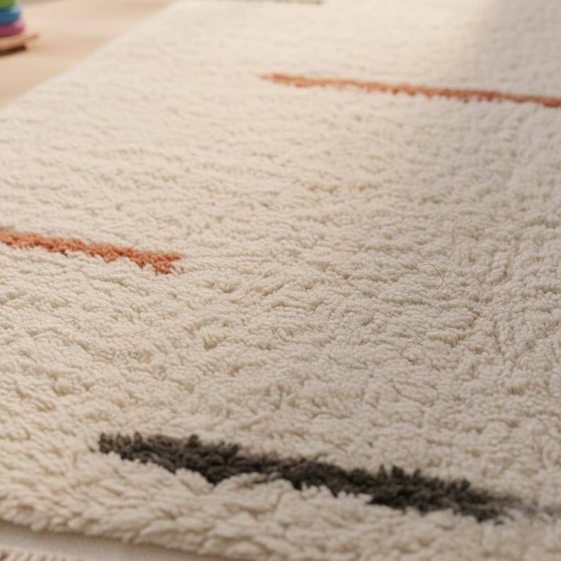 Handcrafted Berber rug from the Oued Zam region, size 160 x 250 cm