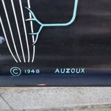 School poster of doctor Auzoux nerve tissue