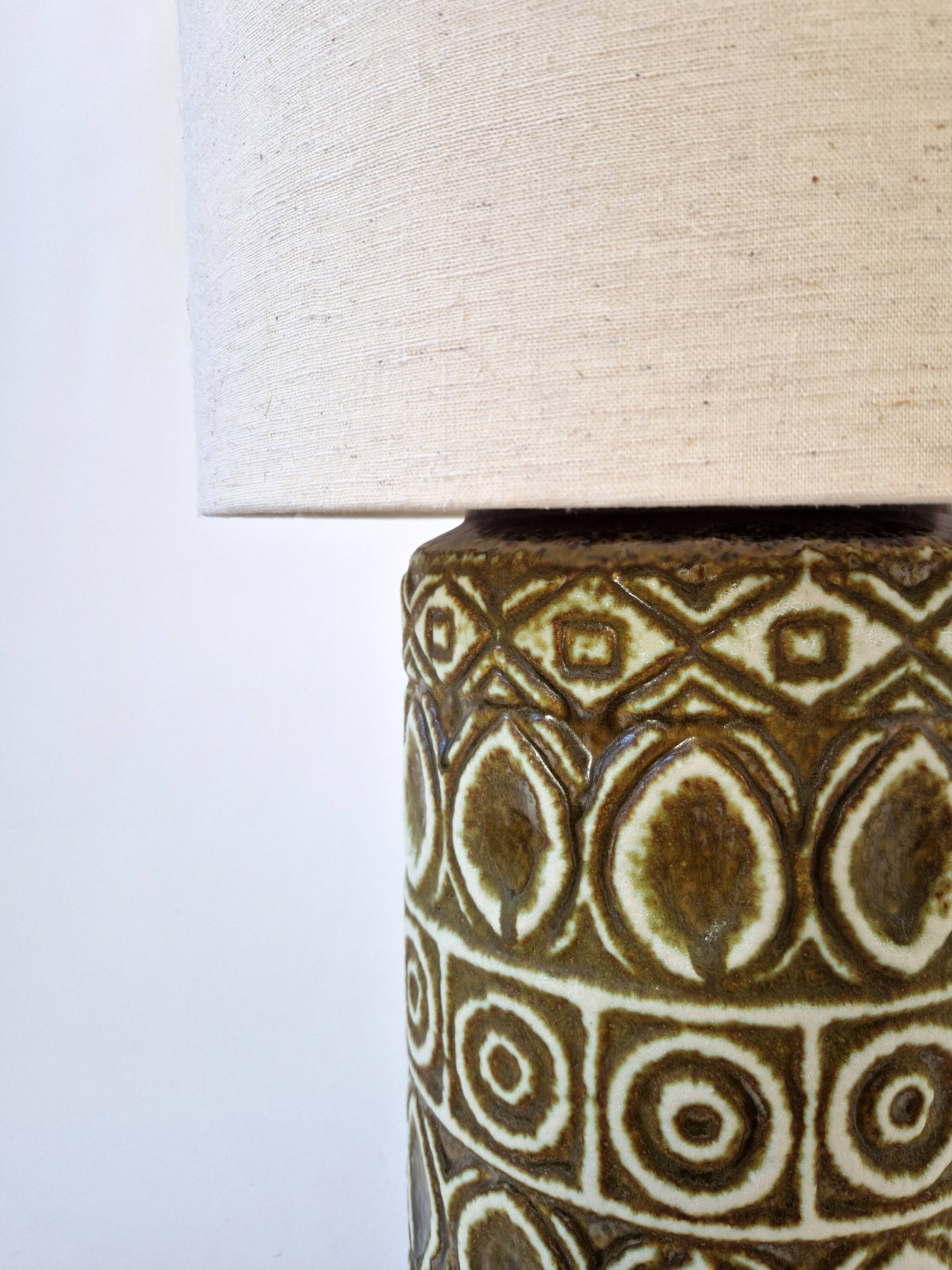Vintage ceramic floor lamp 95cm