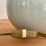 Porcelain lamp signed