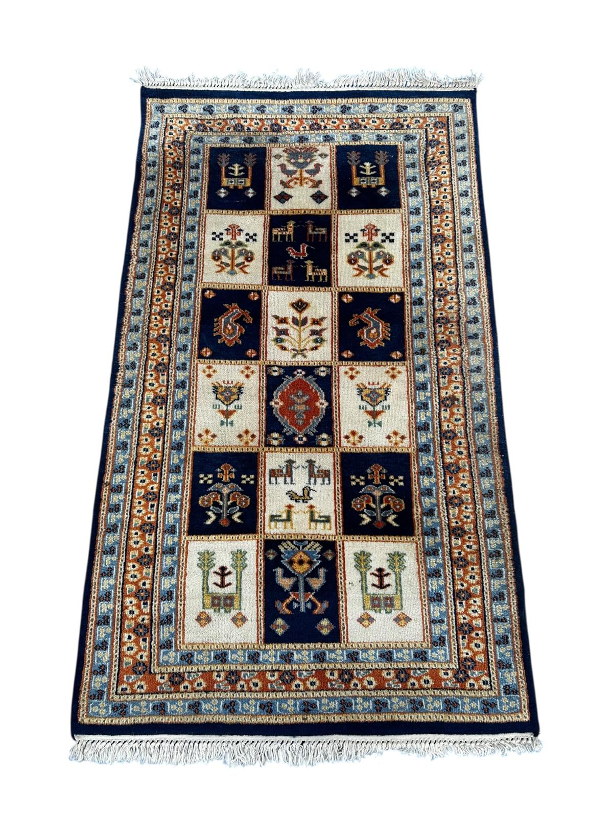 Handmade Indian rug 160cm x 90cm
