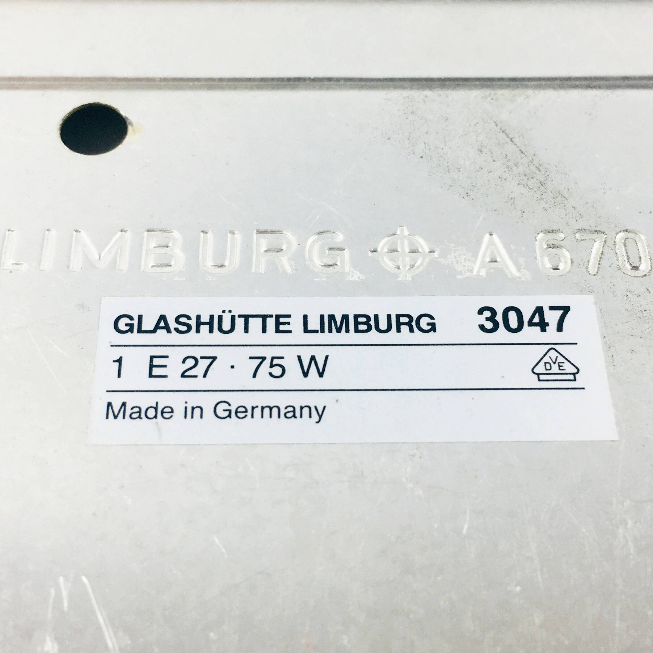 Mid Century Bubble Glass Ceiling Light By Helena Tynell for Limburg, 1970s