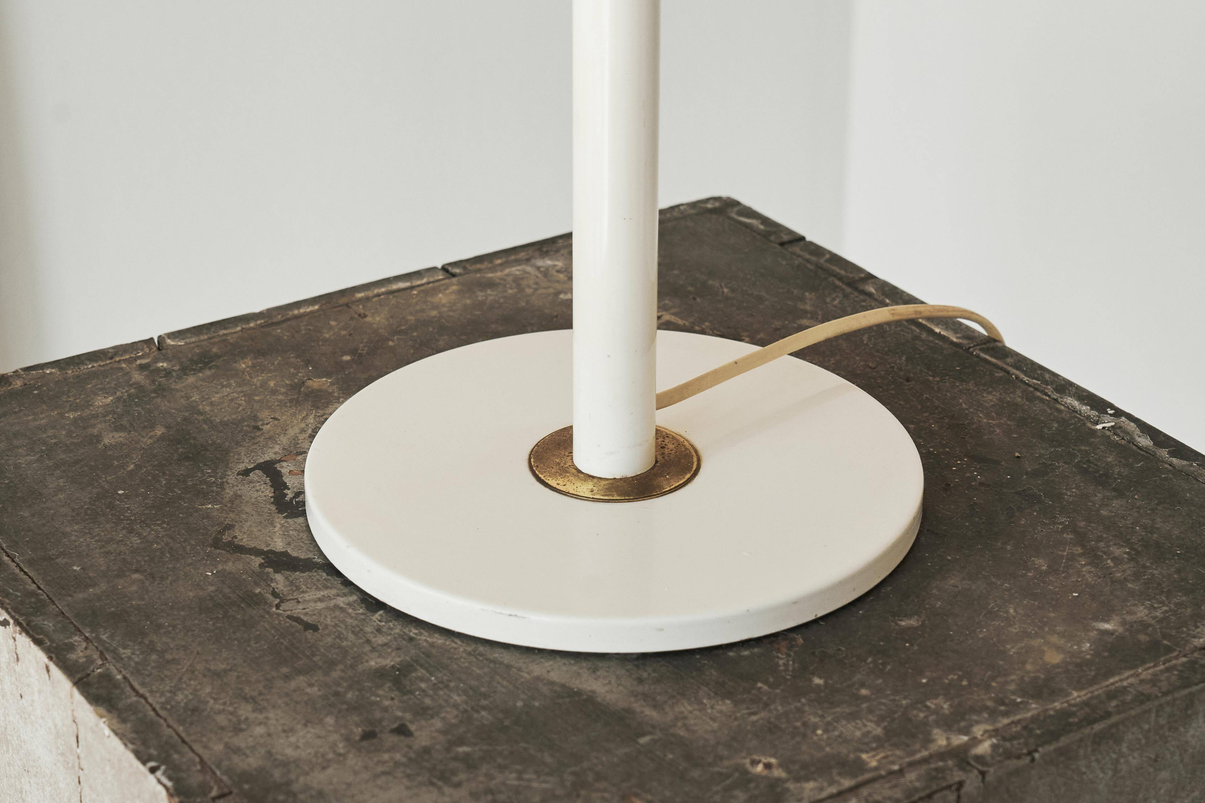 Solist table lamp in metal, brass and opal glass IKEA, 1990