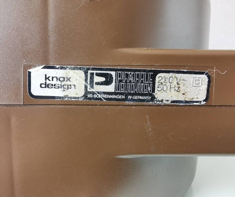 Knox Design 70s vintage plastic desk lamp