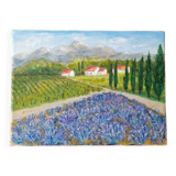 Oil painting, Provençal landscape