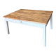 Table basse plateau aerogommé et pieds peints