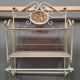 Metal wall shelf