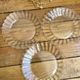 Vintage glass plates Lesieur Duralex Marguerite