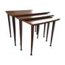 Mid-century scandinavian teak nesting tables