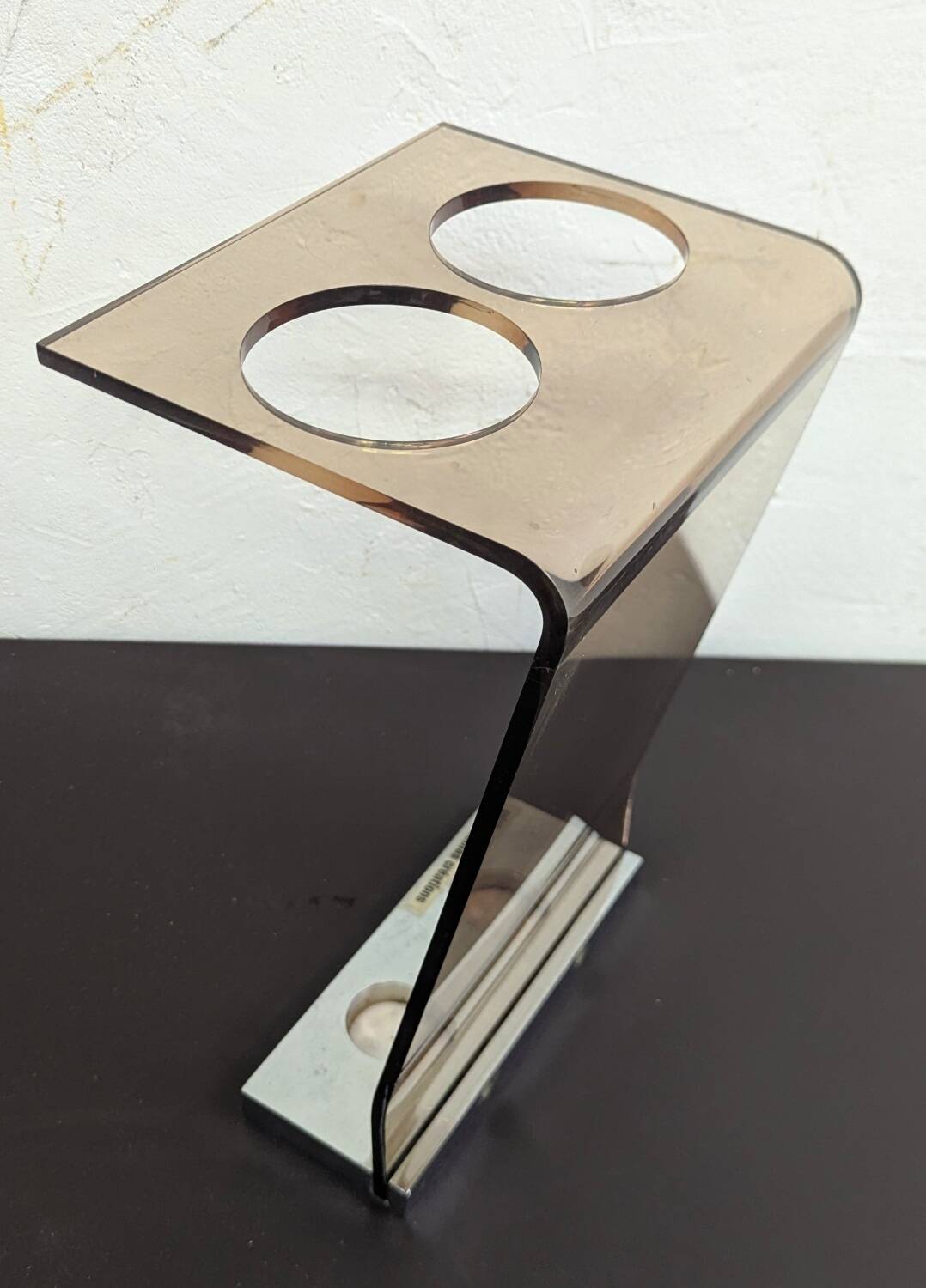 Umbrella stand Michel Dumas vintage plexiglass design 1970