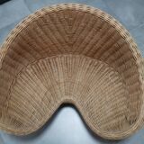 Fauteuil lotus de méditation en rotin