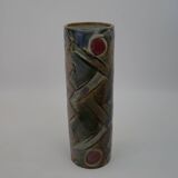 Large signed ceramic vase
