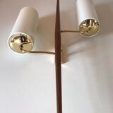 Brass and teak sconce design Lunel 1960