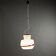 Vintage opaline glass and brass pendant, Italy, 1960s