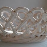 Pichon woven ceramic fruit basket in Uzès